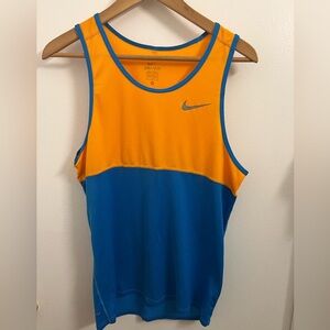 Nike Dri-FIT Orange and Blue Tank Top. sizes